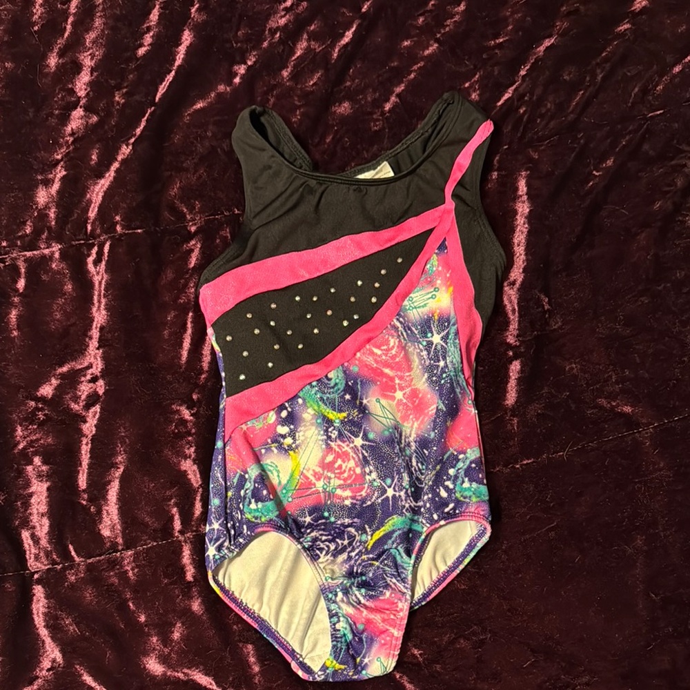 Freestyle Kids Bodysuit - Black, Pink, and Multicolor